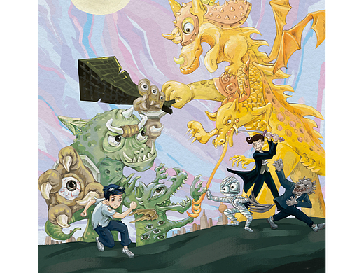 儿童科幻小说插画（个人主页-ZNjA1Njg2MjA=） - 儿童插画 - 站酷设计师小不点泡泡的小屋原创素材 - 站酷ZCOOL