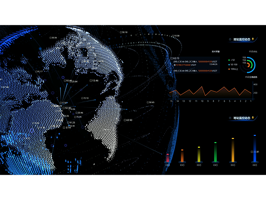 数据大屏练习（个人主页-ZNjYwMzA3ODA=） - 动效设计 - 站酷设计师我的设计日记原创素材 - 站酷ZCOOL