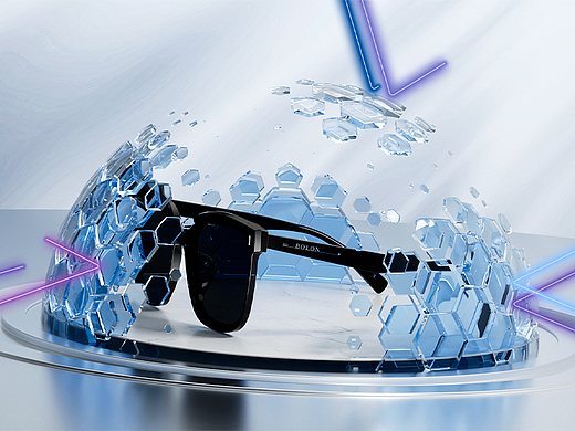 C4D+AE暴龙近视太阳镜视频