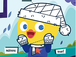 立体书-《手套和帽子》