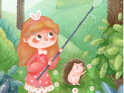 我的童年系列--（捉蝉）