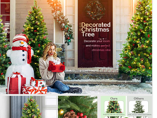 圣诞树（个人主页-ZNjMzNjEzNDQ=） - 宣传物料 - 站酷设计师YFEFA原创素材 - 站酷ZCOOL