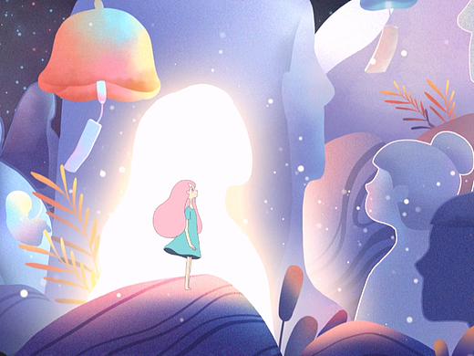 原创手绘二维动画抖音短视频-妇女节动画迎接希望-优趣