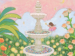 春天的插画