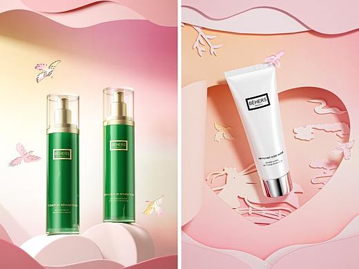 護(hù)膚品化妝品美妝七夕節(jié)活動產(chǎn)品建模渲染合集（個人主頁-ZNjYyMzIxOTY=） - 產(chǎn)品 - 站酷設(shè)計師三維設(shè)計阿及原創(chuàng)素材 - 站酷ZCOOL