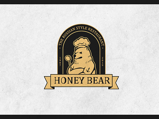 HONEY BEAR餐厅LOGO设计