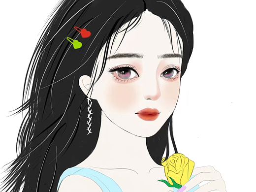 美少女（个人主页-ZNjI2OTQ2MjA=） - 创作习作 - 站酷设计师龙于杰原创素材 - 站酷ZCOOL