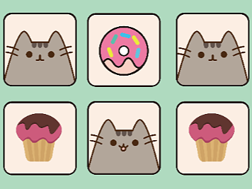 pusheen胖吉猫四宫格