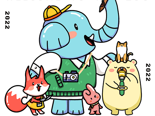 动物园插画海报