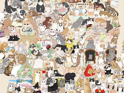 画猫的1200天记录!