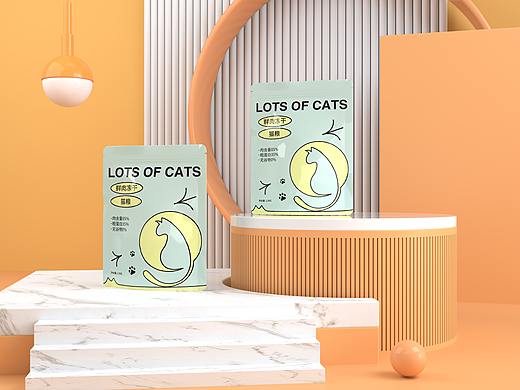 原创猫粮包装设计（个人主页-ZNjY5NzE3MjQ=） - 宣传物料 - 站酷设计师WE设计原创素材 - 站酷ZCOOL