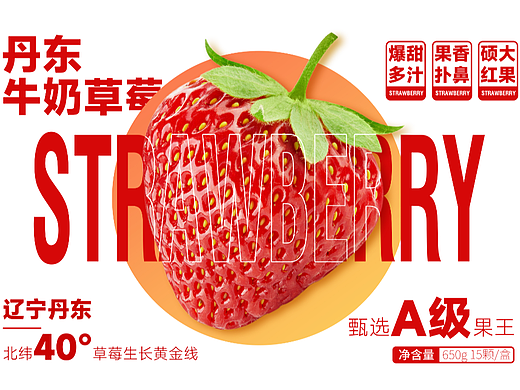 草莓水果包装
