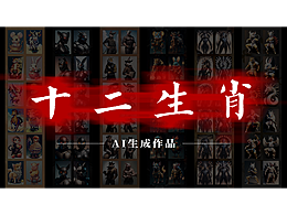 AI生成的几种不同风格十二生肖