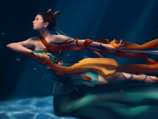 河南卫视《祈》板绘临摹