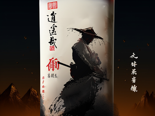 文創(chuàng)白酒包裝--江湖（個(gè)人主頁-ZNjYxMzU1NDg=） - 包裝 - 站酷設(shè)計(jì)師真象哥原創(chuàng)素材 - 站酷ZCOOL