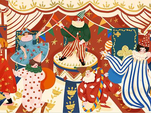 The circus troupe马戏团🎪