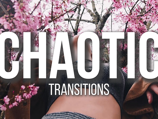 PR模板|独特设计混沌过渡效果动画标题介绍旅行运动