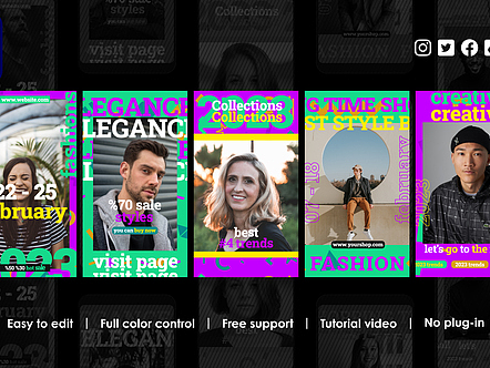 AE模板|竖屏产品人物模特展示宣传美妆服饰宣传片