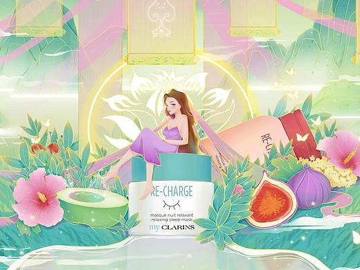 my CLARINS 源于自然（个人主页-ZNjYwOTk3MDQ=） - 海报 - 站酷设计师橙子8原创素材 - 站酷ZCOOL