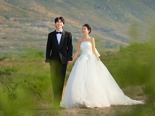 山野自然婚纱练习