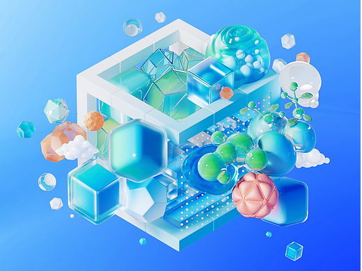 AI x 3D 案例｜百度智能云 GENERATE大会主视觉