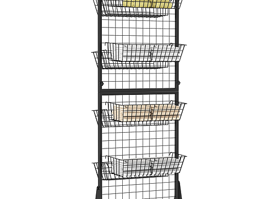 网格置物架 建模 渲染