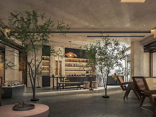 侘寂茶室丨茶空间丨喧嚣城市中的一抹宁静