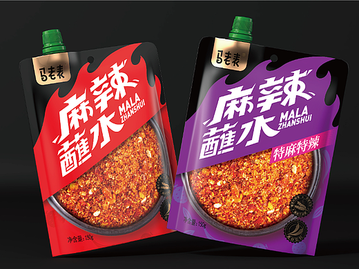 麻辣干蘸包装设计