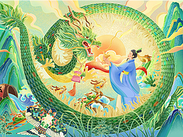 国风商业插画-端午