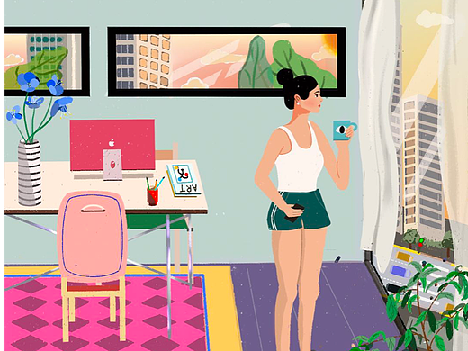 松松气（个人主页-ZNjA0MjQxMjA=） - 商业插画 - 站酷设计师HelloKerry原创素材 - 站酷ZCOOL