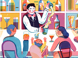 商业插画｜美国Vinepair网站