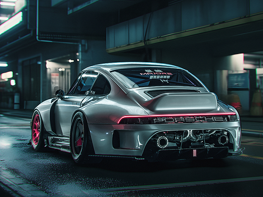 Cyberpunk&Porsche