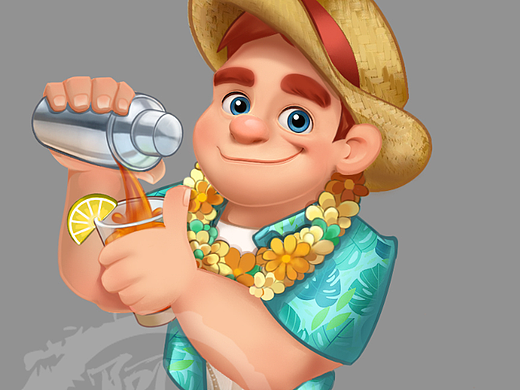 欧美卡通角色立绘（个人主页-ZNjQ3NDg2NDQ=） - 游戏原画 - 站酷设计师Starry阿欣原创素材 - 站酷ZCOOL