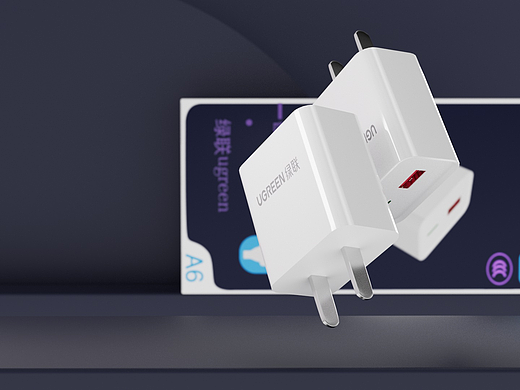 三维动画 - 充电头作品