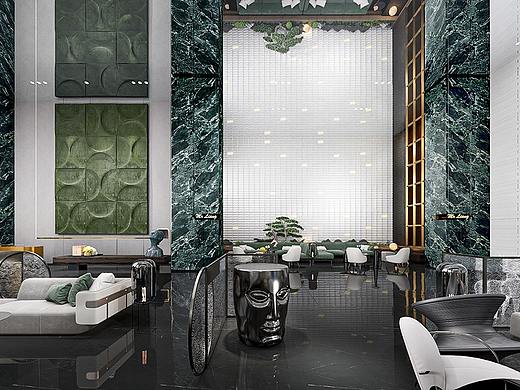 尘•光度假酒店原创方案设计X超前设计CHSARCHITECTURE
