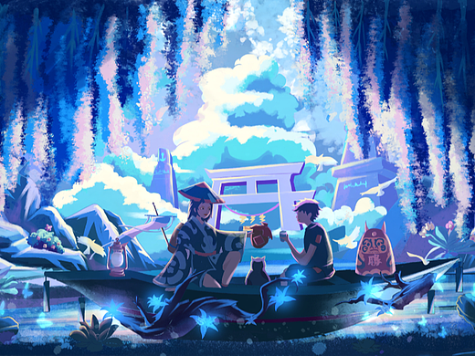 幻湖谧舟