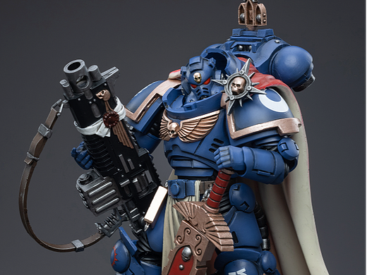 战锤40k 极限战士 连长 装备大师级 重型炮矢枪