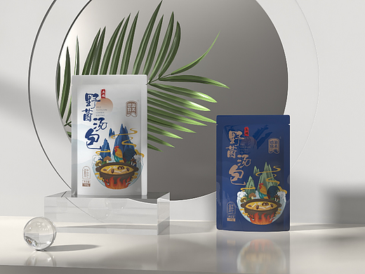 德源食美土鸡菌汤包包装设计（云南农垦）