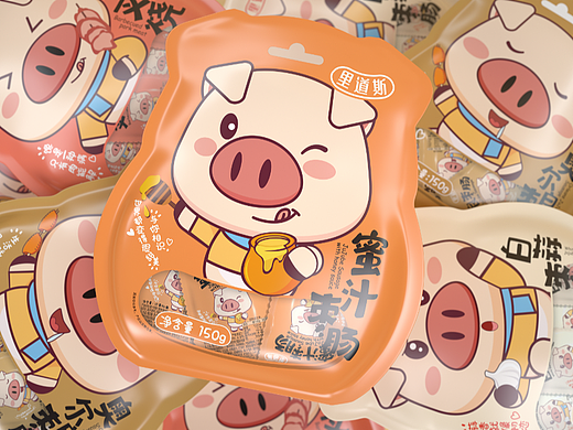 里道斯儿童小Q肠包装设计