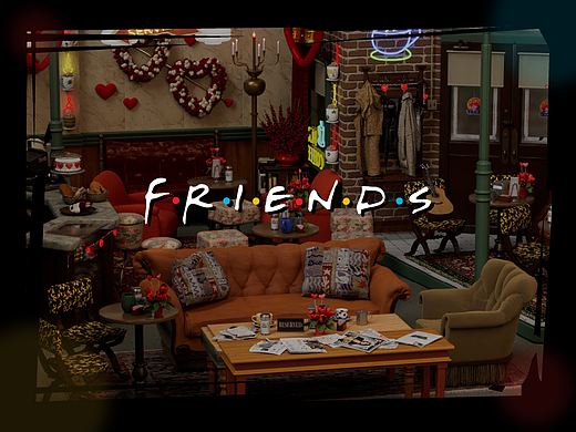 C4D复刻《老友记》咖啡厅CENTRAL PERK
