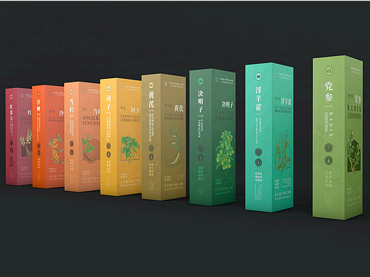 甘南中藏药业系列款包装设计