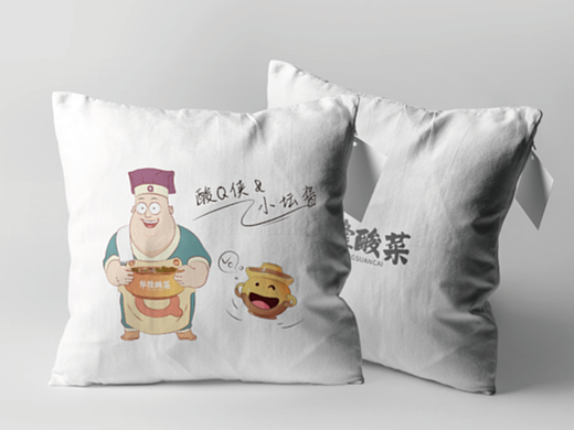 “酸Q侠和小坛酱”虚拟形象-周边产品设计