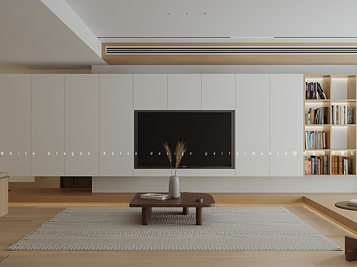 现代简约——白龙马效果图