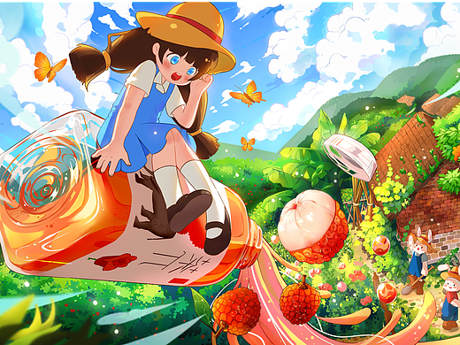 农夫山泉茶派美好世界——夏日幻想