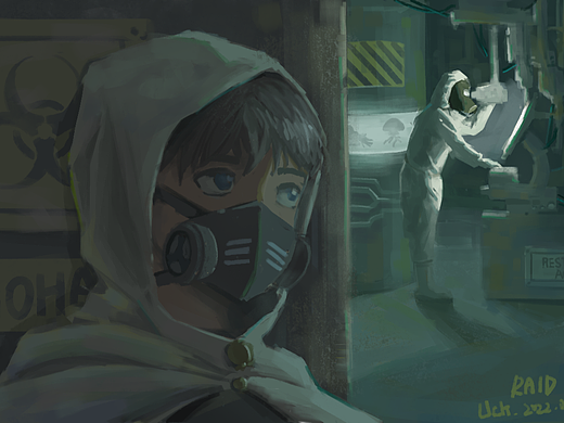 【板绘习作】突袭