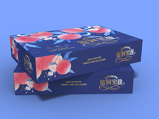 济南包装设计公司/农产品包装/水果包装设计-水蜜桃