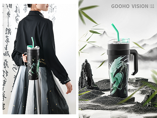 国风水杯马克杯保温杯丨古禾造图 GOOHO VISION