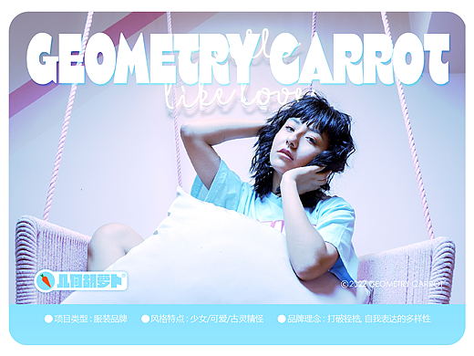 几何胡萝卜——服装VI