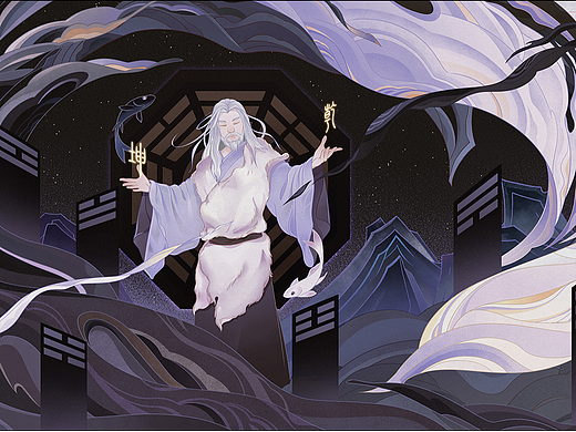 中国神话:《中华创世神话音乐会》插画视觉（二）