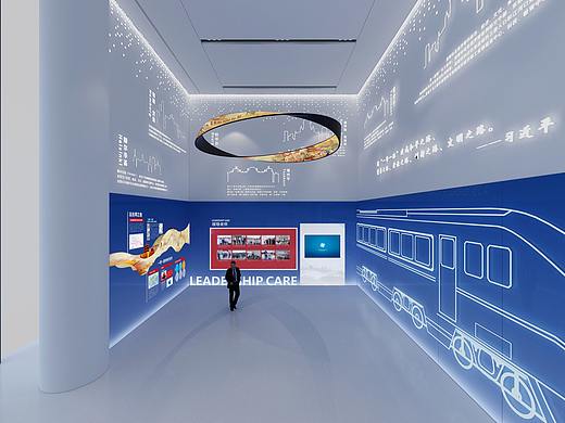 国际陆港 贸易展厅（个人主页-ZNjcxNDMzMDg=） - 展陈设计 - 站酷设计师jjlee原创素材 - 站酷ZCOOL